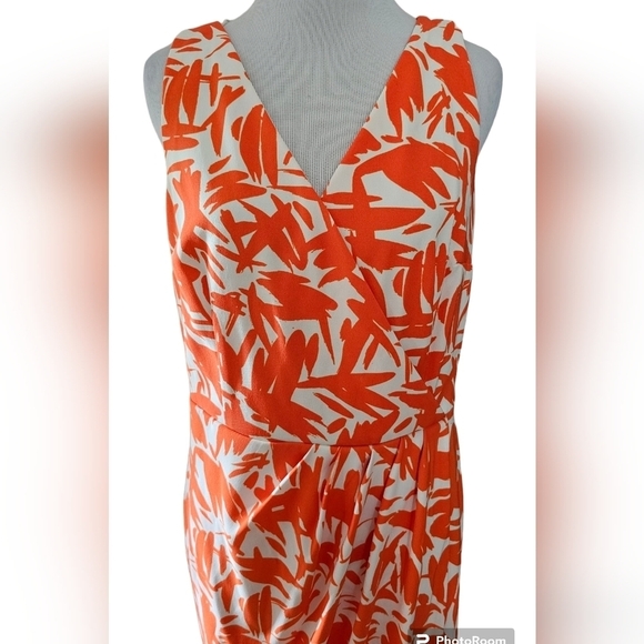 Maggy London orange print dress - Picture 4 of 4